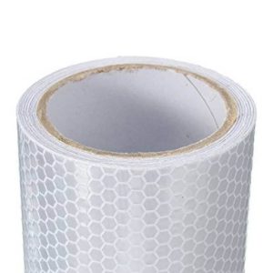 VINYLE Réfléchissant Nid d’abeille Blanc 1m²