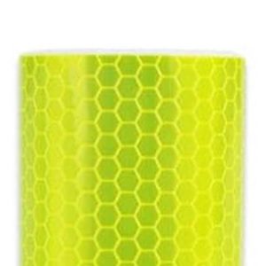 VINYLE Réfléchissant Nid d’abeille Jaune 1m²