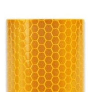 VINYLE Réfléchissant Nid d’abeille Oronge 1m²