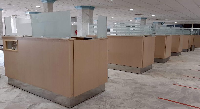 6Confection et Montage Boxes douaniers a Aéroport International de Monastir