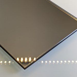 Plexiglass Miroir Charbon avec Scotch double Faces 122cm x 61cm Épaisseur 0.5mm